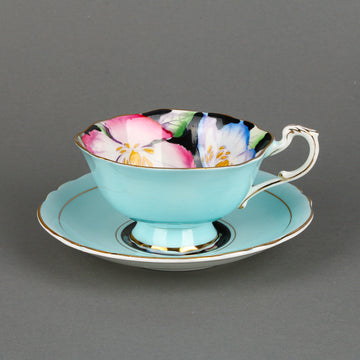 PARAGON Hand-Painted Magnolia Cup & Saucer G7655