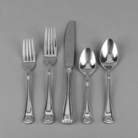 RETRONEU Hampton Shell Stainless Steel Flatware 9 Place Settings Plus Extras