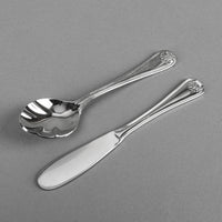 RETRONEU Hampton Shell Stainless Steel Flatware 9 Place Settings Plus Extras