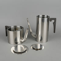 STELTON Arne Jacobsen Cylinda- Line Stainless Steel Tea & Coffee Service