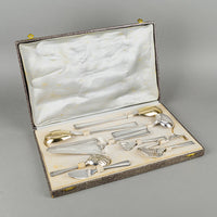 ERCUIS Silver Plate Flatware 10 Place Settings w/Extras - Shell Motif Pattern