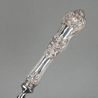BIRKS Queens Sterling Silver Handle Stainless Steel Carving Set