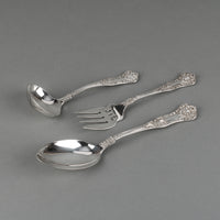 BIRKS Queens Sterling Silver Flatware - 12 Place Settings +