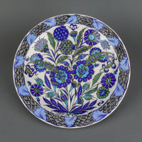 LALEZAR Iznik Quartz Pottery Pomegranate Plate