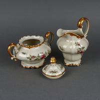 ROSENTHAL Pompadour Rose Ivory Tea Set