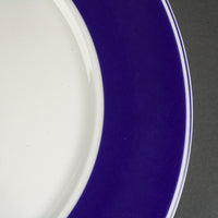 VILLEROY & BOCH Colour Border Blue Charger/Service Plates - Set of 8