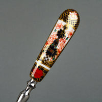 ROYAL CROWN DERBY Old Imari 1128 Stainless Steel Teaspoons - Set of 2
