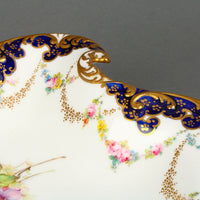 ROYAL CROWN DERBY 4998 Floral Garland Serving Bowl