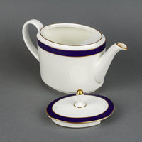 COALPORT Carlton Blue Tea Service