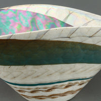YALOS MURANO Lustre Art Glass Bowl
