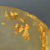 MARTHA STURDY Oval Resin Gold Foil Bowl