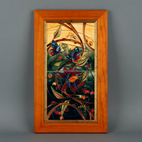 MOORCROFT Framed Butterfly Wall Plaque/2002