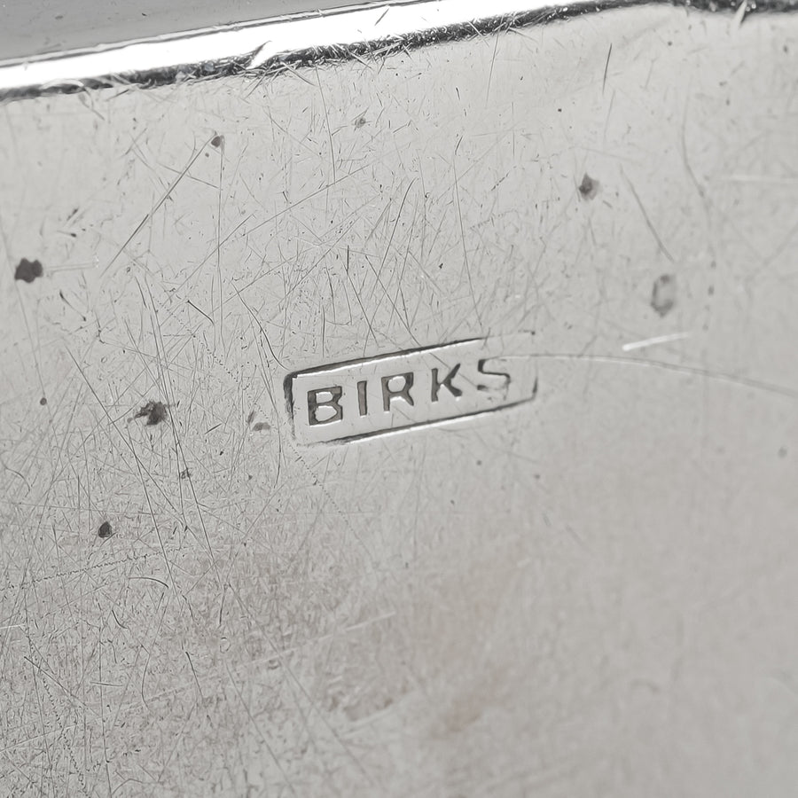BIRKS Vintage Sterling Silver Rectangular Ring Box - Monogrammed