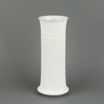 ROSENTHAL Tapio Wirkkala White Bisque Op Art Vase 3050/28