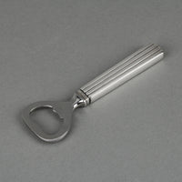 GEORG JENSEN Bernadotte Sterling Silver Handle Stainless Steel Bottle Opener