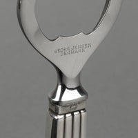 GEORG JENSEN Bernadotte Sterling Silver Handle Stainless Steel Bottle Opener