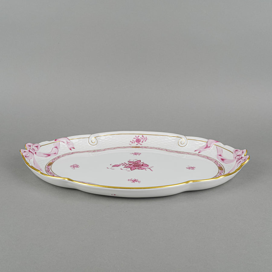 HEREND Chinese Bouquet Oval Tray