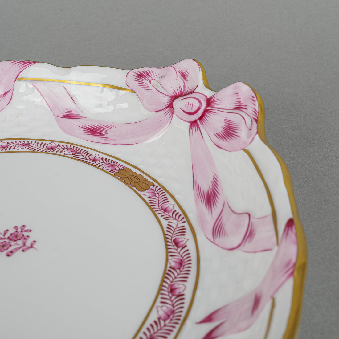 HEREND Chinese Bouquet Oval Tray