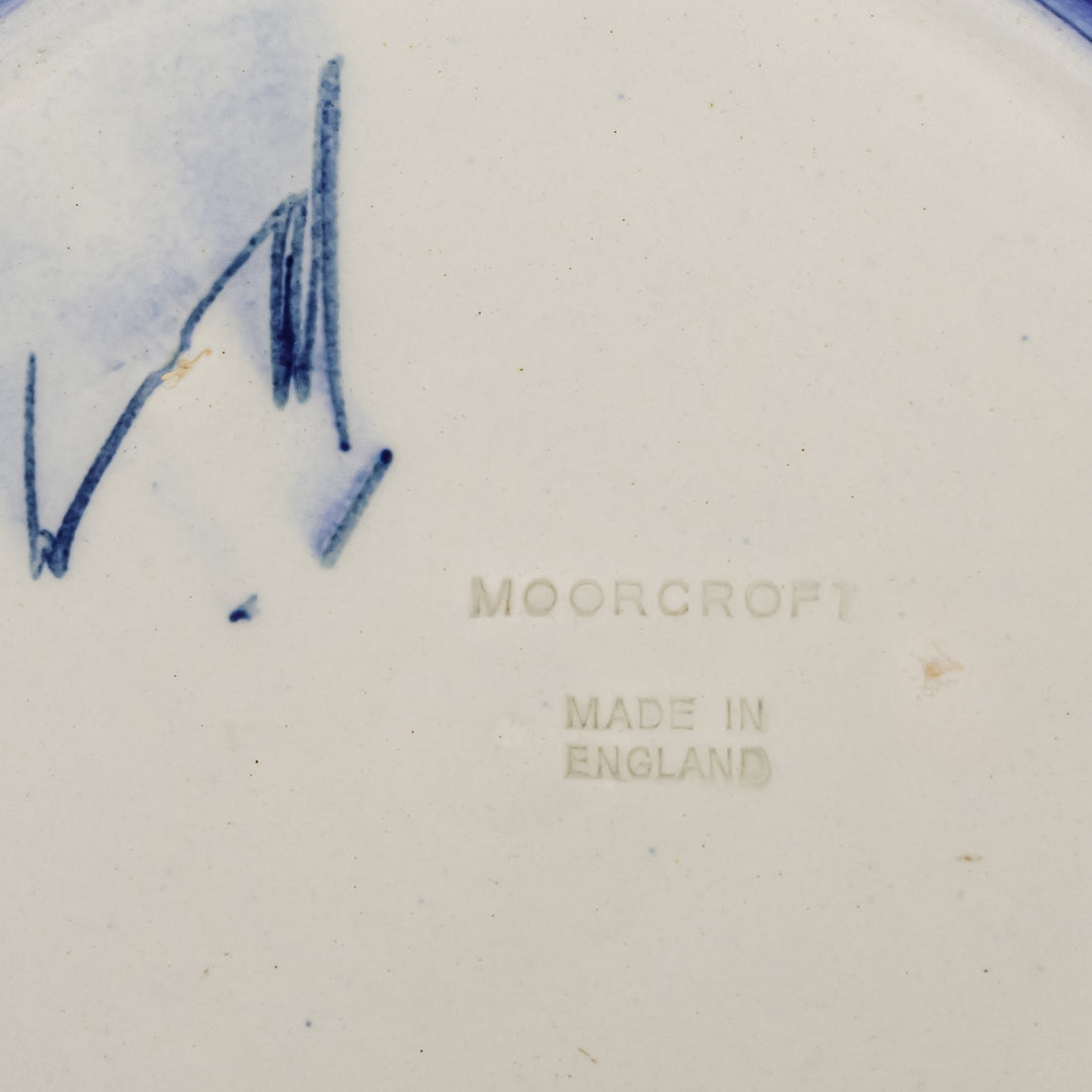 MOORCROFT Anemone Blue Ground Plate