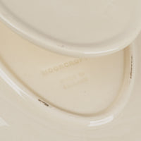 MOORCROFT Magnolia Cream Ground Oval Footed Dish