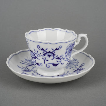 MEISSEN Blue Onion Cup & Saucer - Footed Cup