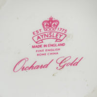 AYNSLEY Orchard Gold Vase Hand Painted