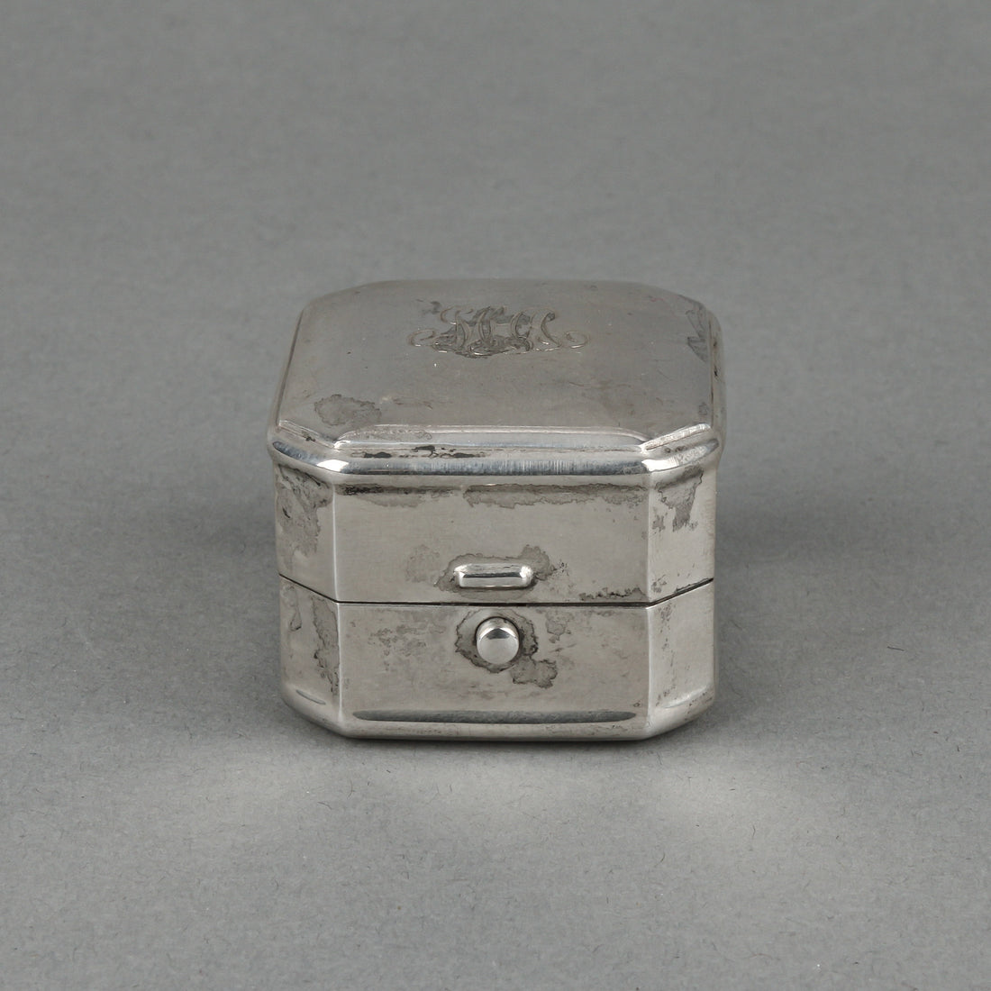 BIRKS ELLIS RYRIE Sterling Silver Octagonal Ring Box