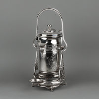 WILCOX SILVERPLATE CO. Quadruple Plate Silverplate Tilting Ice Pitcher