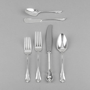 WALLACE STERLING Grand Colonial 925 Luncheon Flatware 12PS +