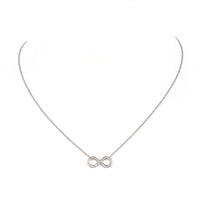 TIFFANY & CO. Platinum Diamond Infinity Necklace