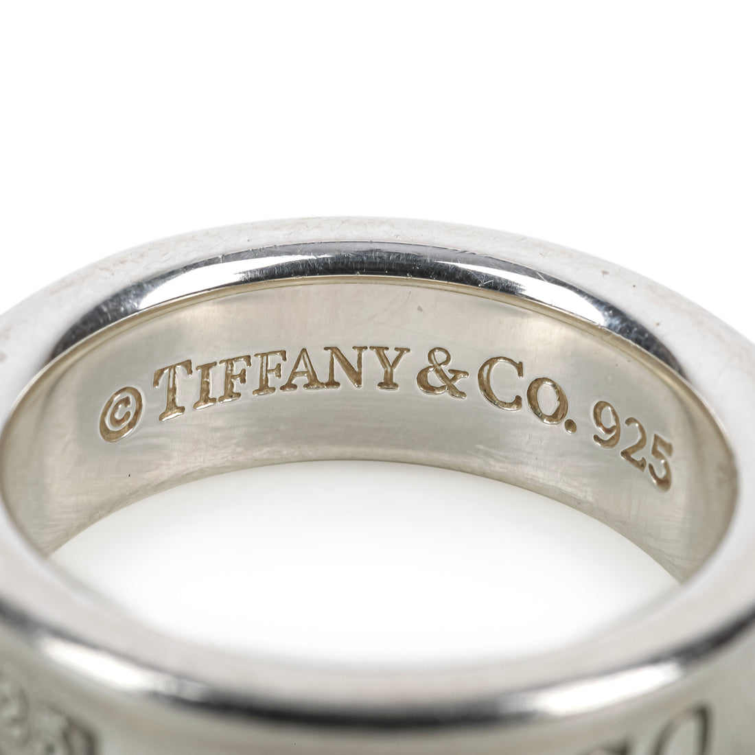 TIFFANY & CO. Sterling Silver 1837 Band Ring