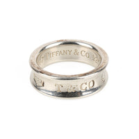 TIFFANY & CO. Sterling Silver 1837 Ring 733