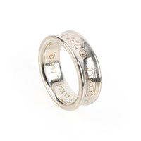 TIFFANY & CO. Sterling Silver 1837 Ring 733