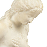 Unknown Artist - The Bather - Carved Marble Sculpture