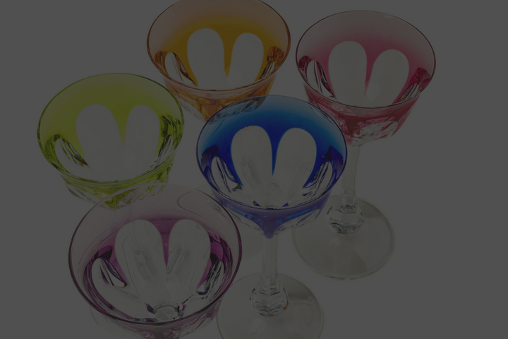 top moser glass and crystal pieces
