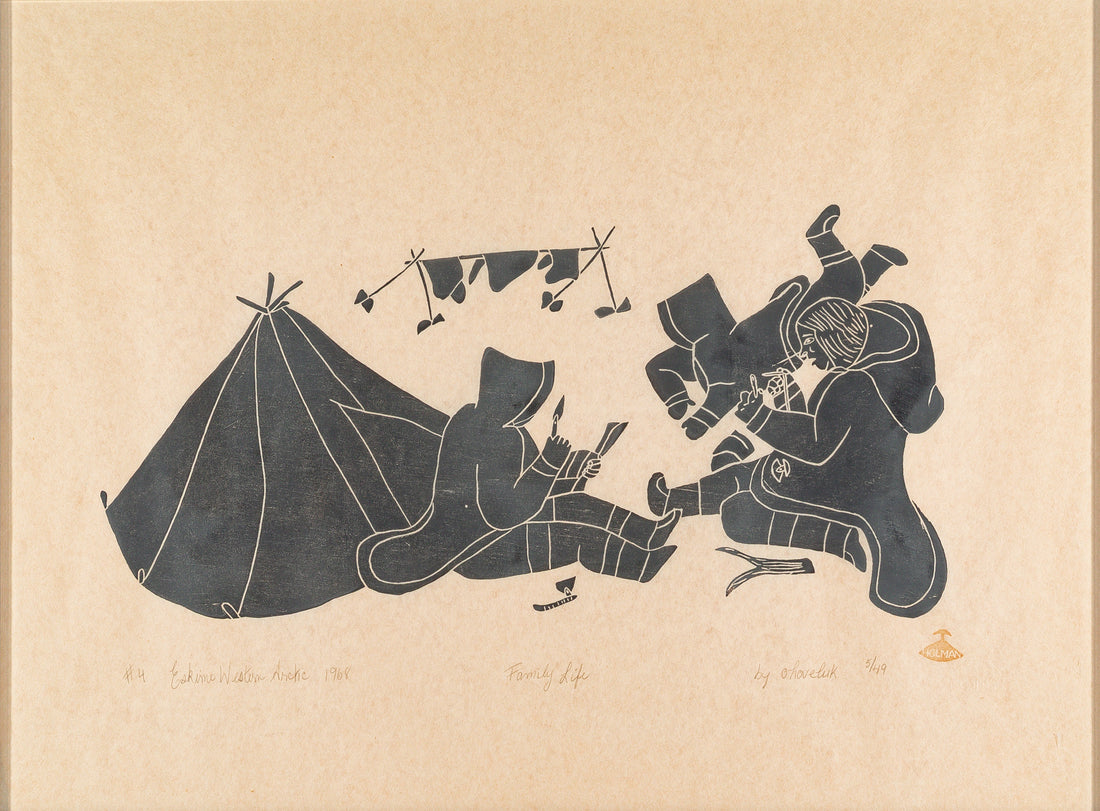 Mona Ohoveluk (Ulukhaktok 1935-1992) "Family Life"