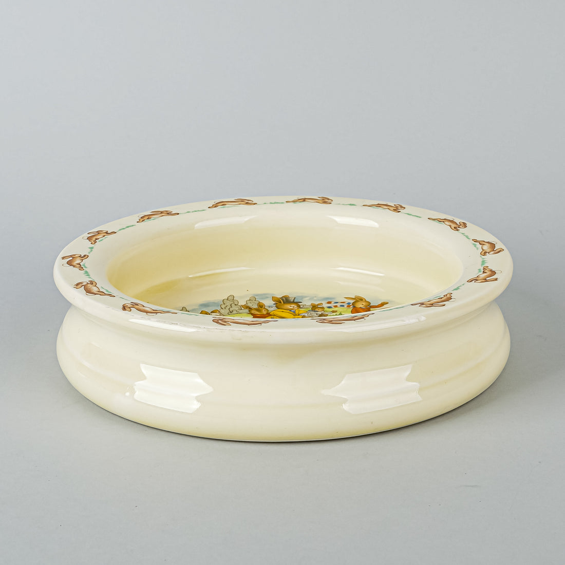 ROYAL DOULTON Barbara Vernon Bunnykins Baby Bowl - Bike Ride