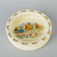 ROYAL DOULTON Barbara Vernon Bunnykins Baby Bowl - Bike Ride