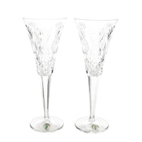 WATERFORD Millennium Prosperity Toasting Flutes Set Of 2