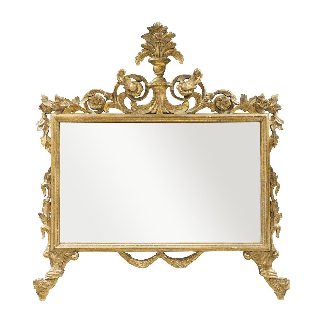 Vintage Gilt Louis XV Style Mirror