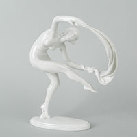 HEREND Figurine Dancer With Veil 15734 White