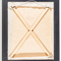 David Trevor "Monument" Abstract Oil On Canvas-Wrapped Board