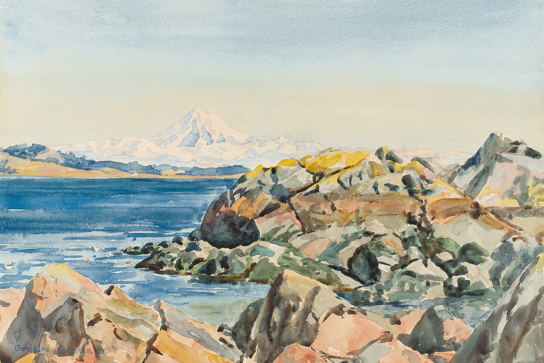 Owen Goward (Canadian 1905-1983) "Low Tide-Smuggler's Cove"