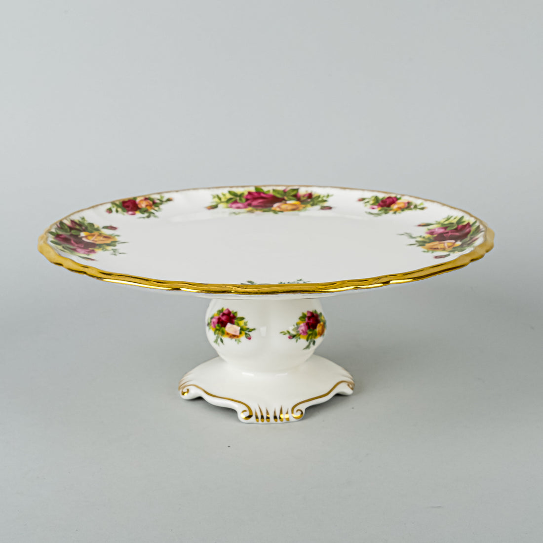 ROYAL ALBERT Old Country Roses Cake Stand