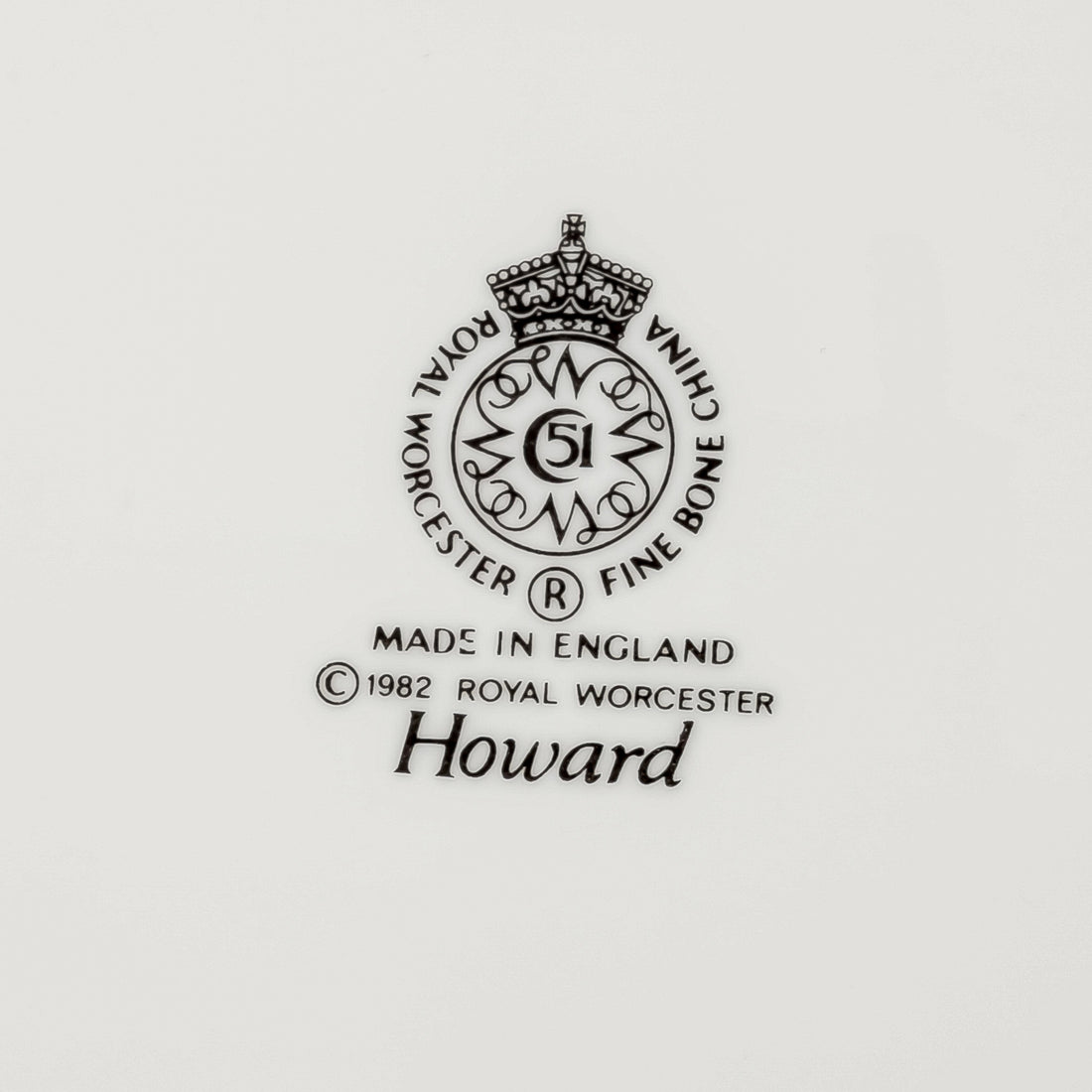 ROYAL WORCESTER Howard Blue Platter