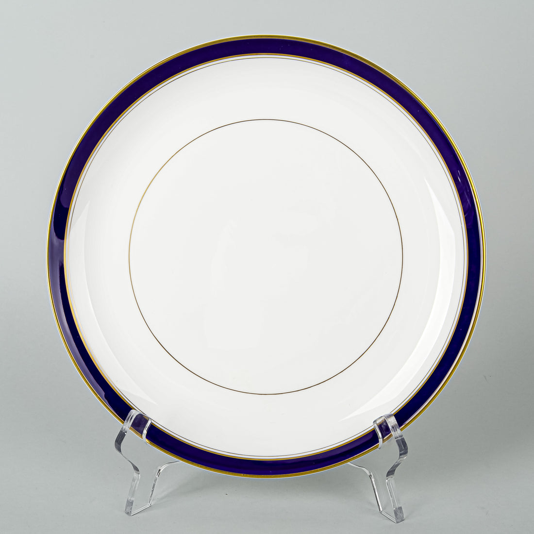 ROYAL WORCESTER Howard Blue Cake Plate
