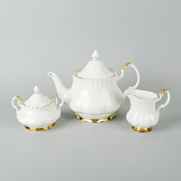 ROYAL ALBERT Val D'or Tea Service 5 Pieces