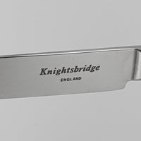 KIGHTSBRIDGE Feather Edge Silverplate Flatware 8 Place Settings Plus Extras