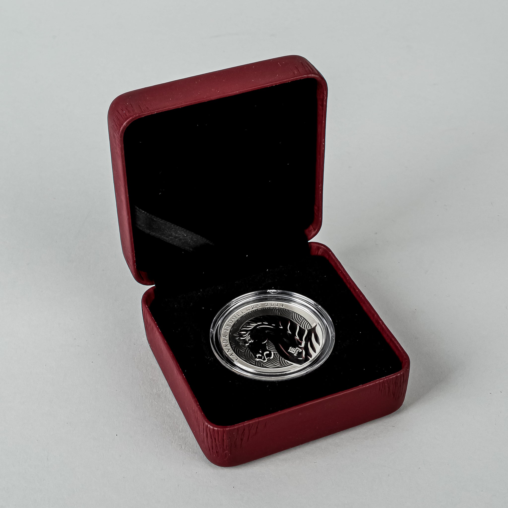 ROYAL CANADIAN MINT 2014 999 Silver $10 Coin Boxed - Year Of The