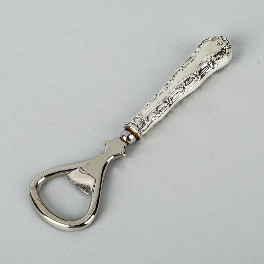 BIRKS Pompadour Sterling Handle And Stainless Steel Bottle Opener